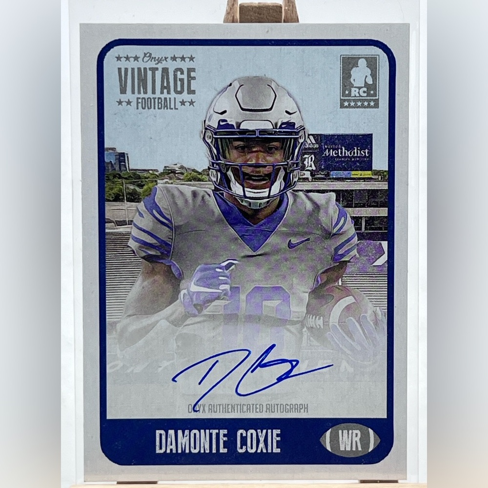 Damonte Coxie On-Card Auto RC